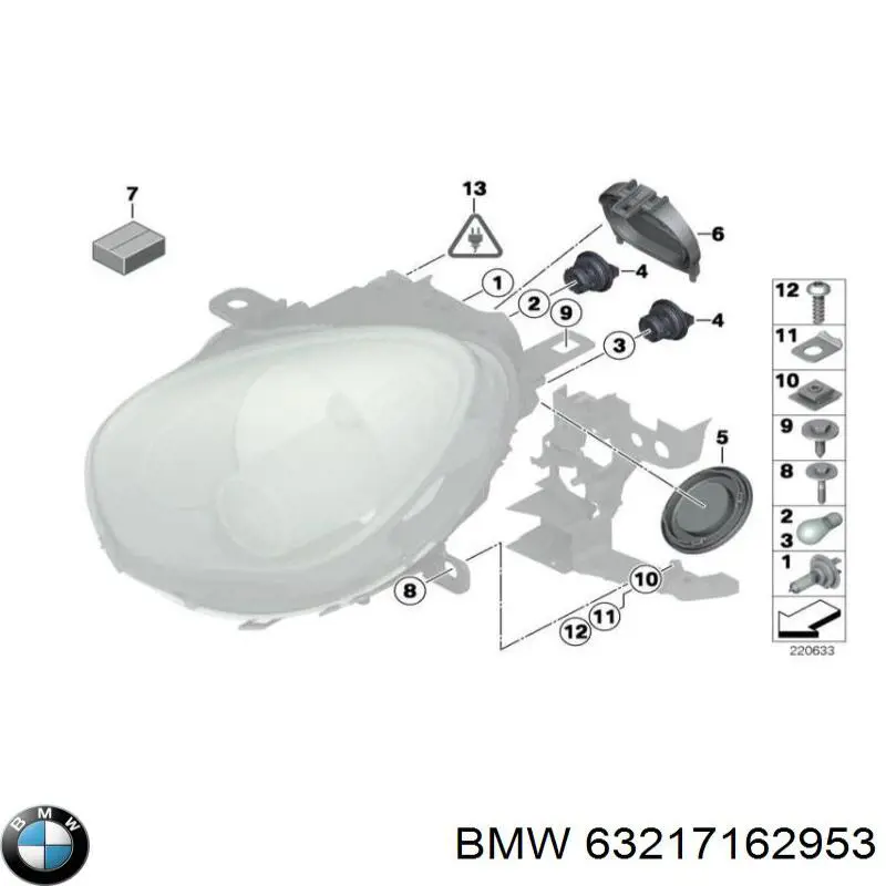 Лампочки в противотуманки BMW 63217162953 цена, от 13.93 USD