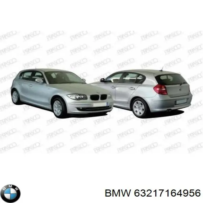 Фонарь задний правый BMW 63217164956 цена, от 72.80 USD