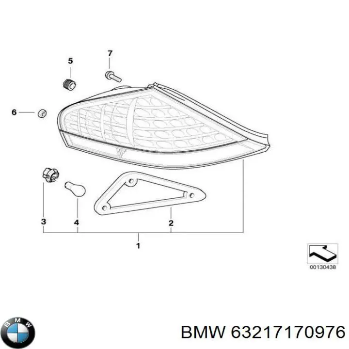 63217170976 BMW Фонари задние