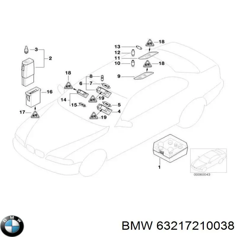  BMW 63217210038 цена, от 31.67 USD