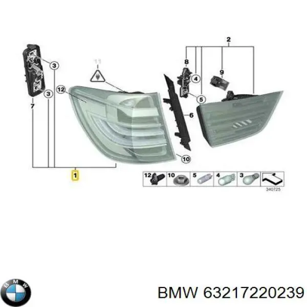 Задняя левая фара TYC 11C056001N цена, от 146.85 USD