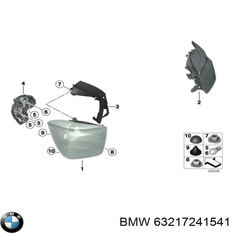 Задняя левая фара BMW 63217241541 цена, от 110.83 USD