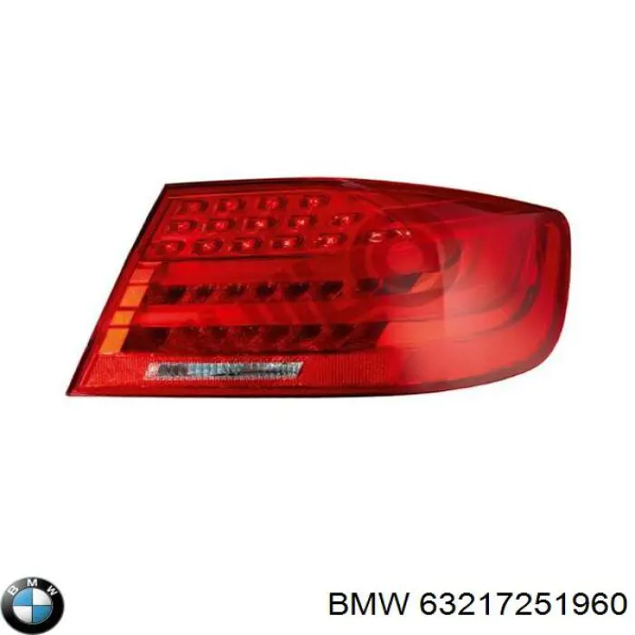 63217251960 BMW Задний правый внешний фонарь
