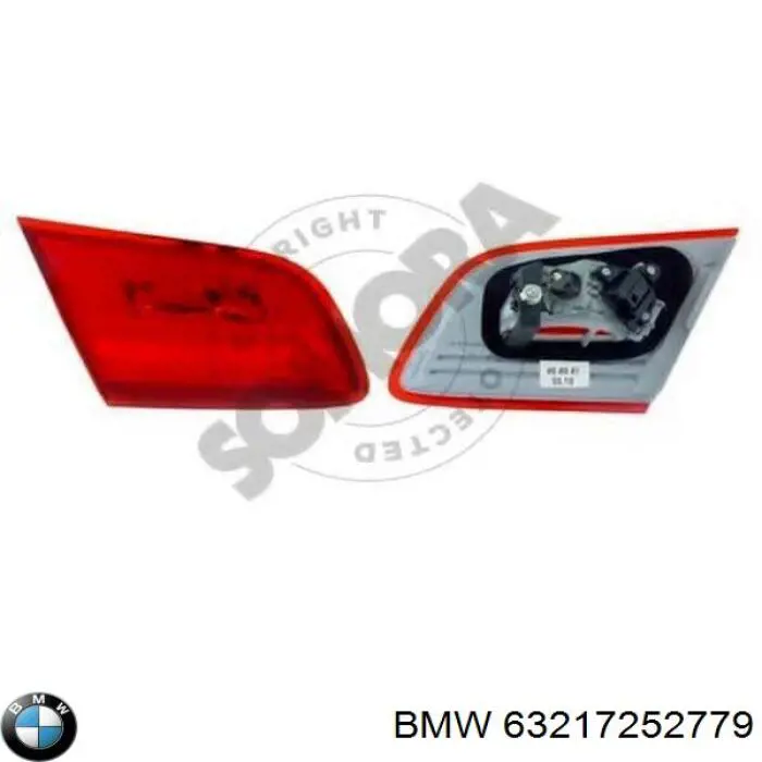 Фонарь задний левый, внутренний BMW 63217252779 цена, от 104.88 USD