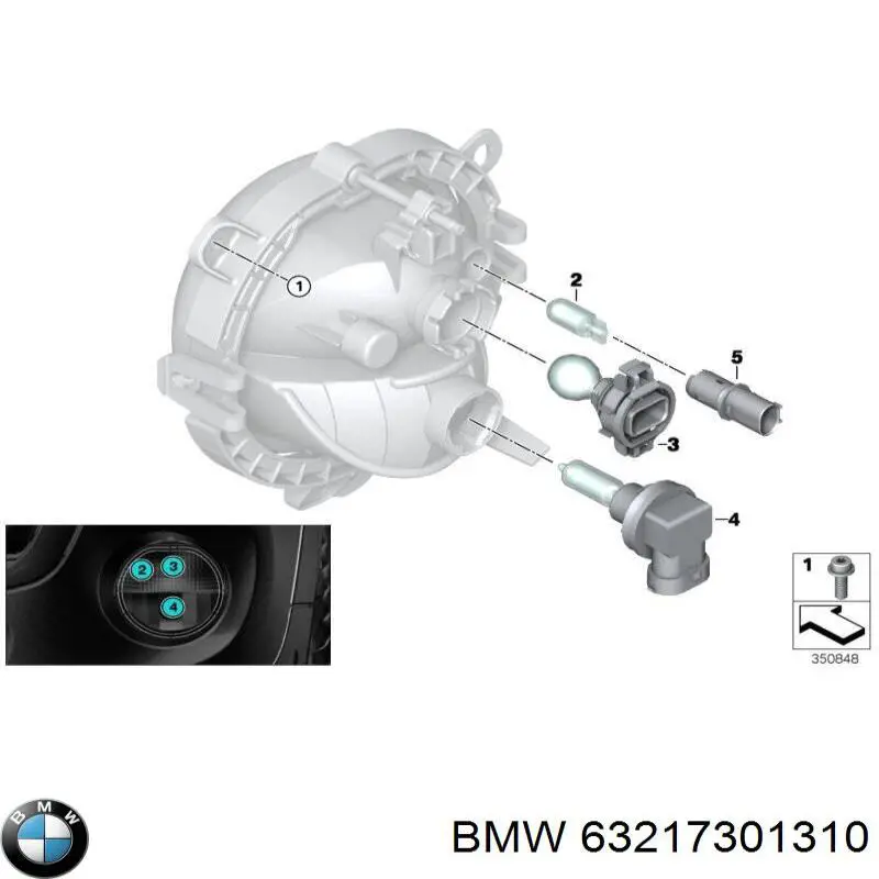 Лампочка галогенная, дальний/ближний свет BMW 63217301310 цена, от 35.39 USD