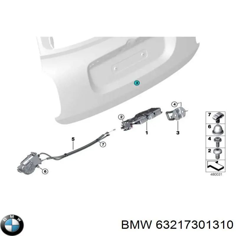Купить 63217301310 BMW Лампочка ближнего света