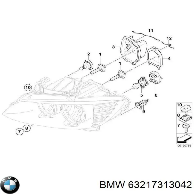 Купить 63217313042 BMW 