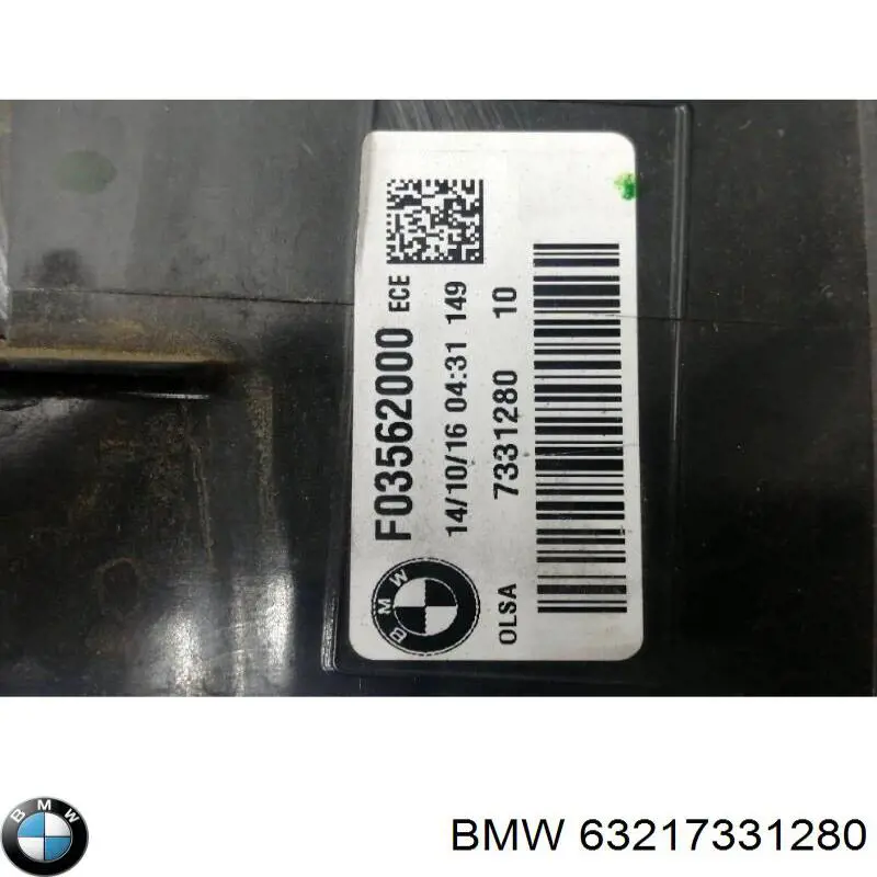 63217331280 BMW lanterna traseira direita externa