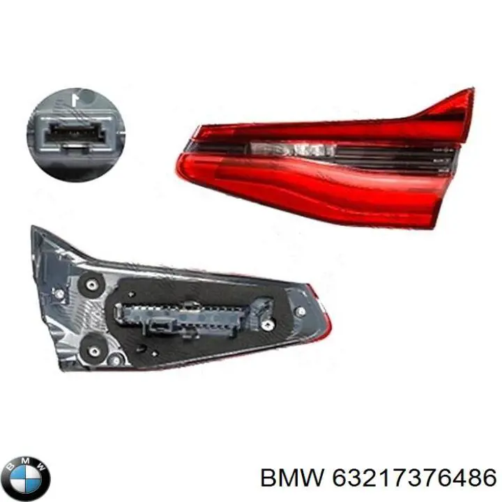 63217376486 BMW Фара задняя правая внутренняя