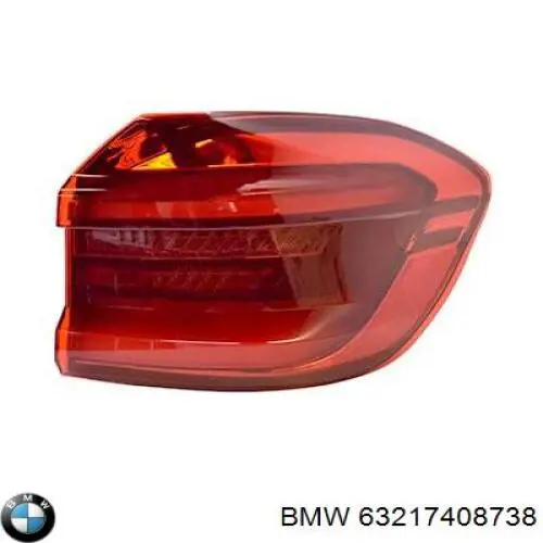 63217408738 BMW Задний правый внешний фонарь