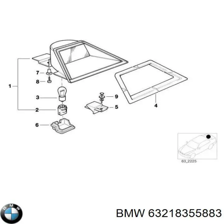 Цоколь (патрон) заднего фонаря на BMW 5 (E34) купить.
