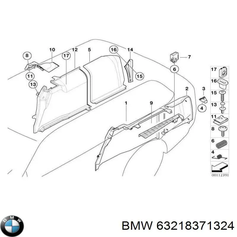  BMW 63218371324 цена, от 11.30 USD