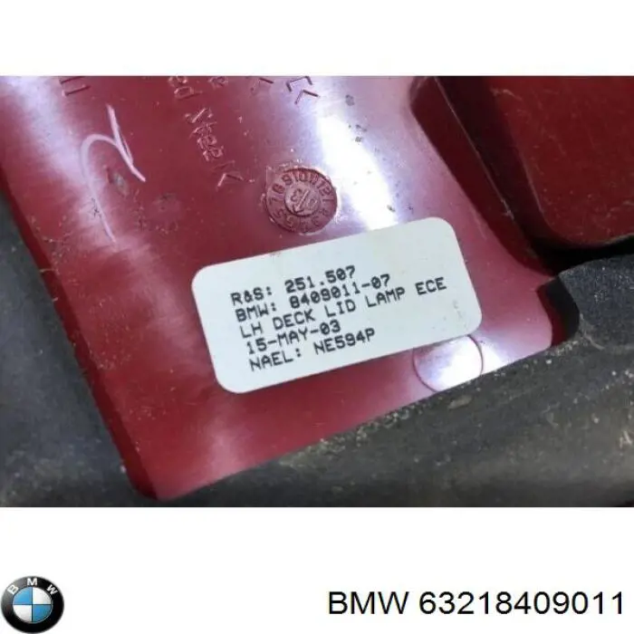 Купить 63218409011 BMW Стоп задний