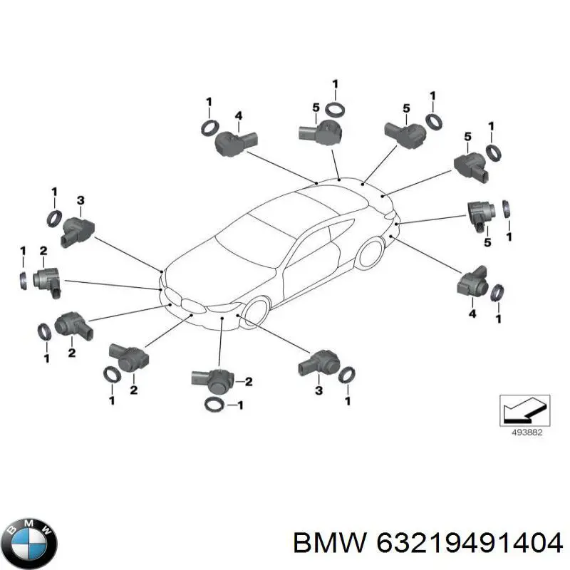 63219491404 BMW 