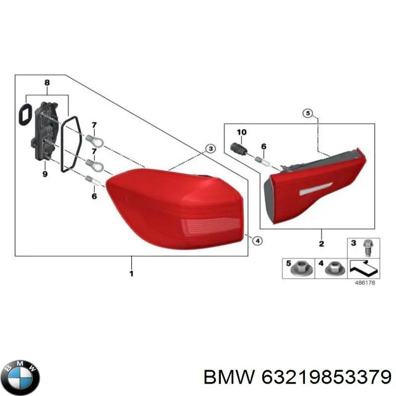 63219853379 BMW 