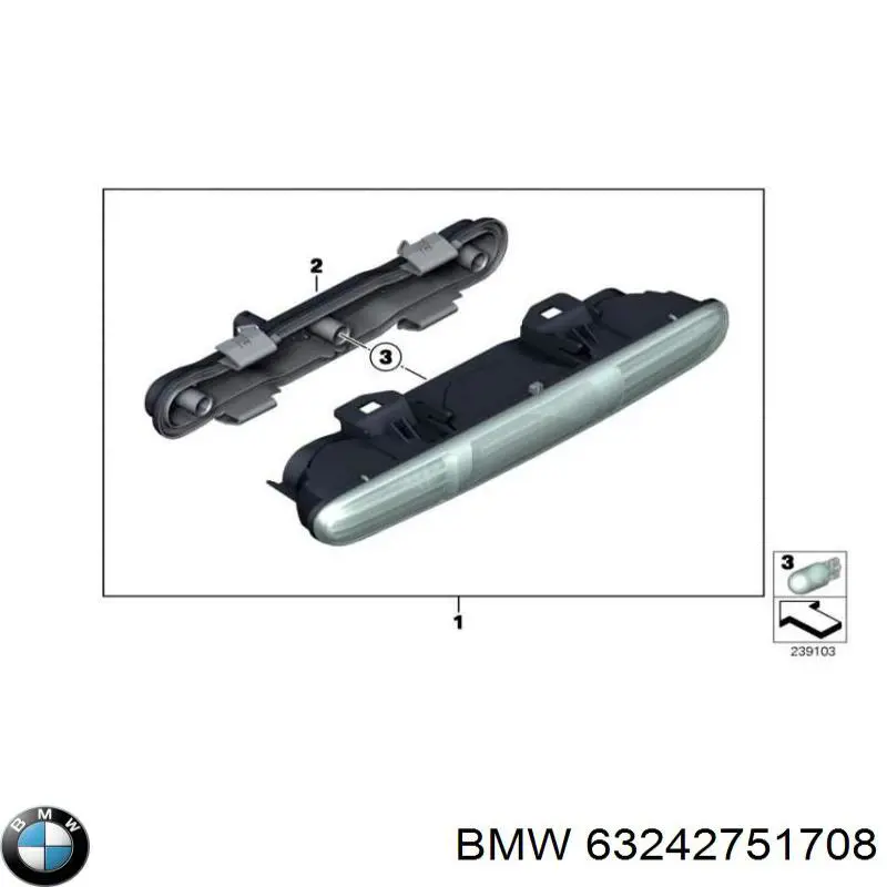 63242751708 BMW Фонари задние