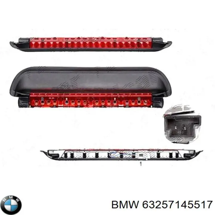 Sinal de parada traseiro adicional para BMW 3 (E90)