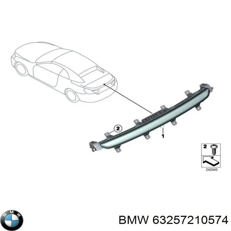 63257210574 BMW Фонарь сигнальный