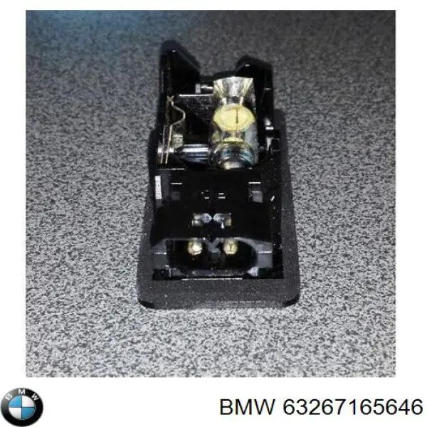 Фонарь подсветки номерного знака 63267165646 BMW