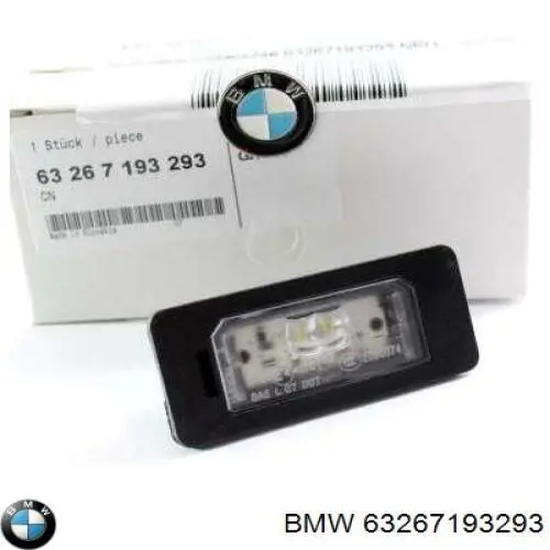 Lanterna da luz de fundo de matrícula traseira para BMW X5 (E70)