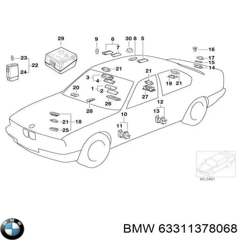  BMW 63311378068 цена, от 12.67 USD