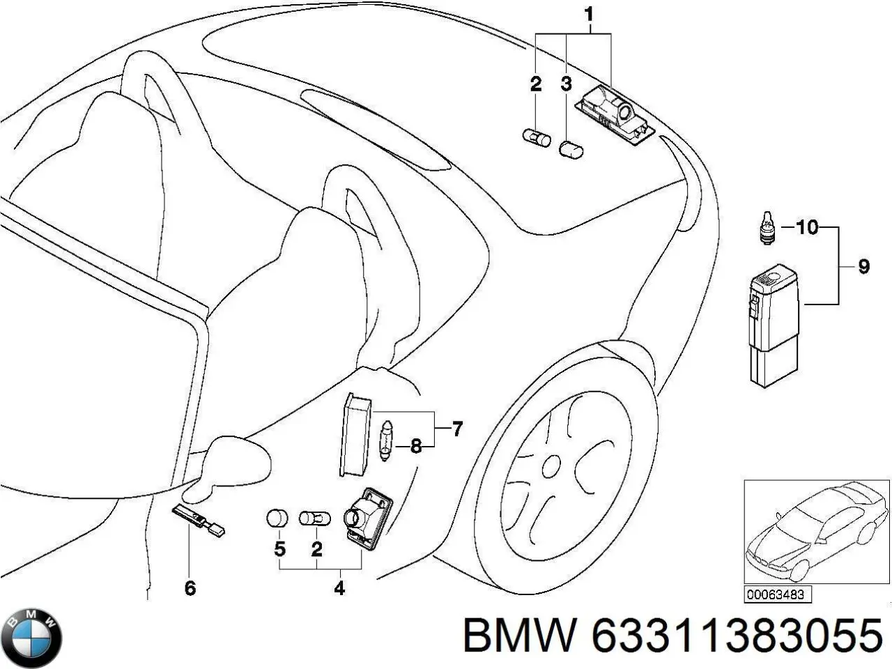  63311383055 BMW