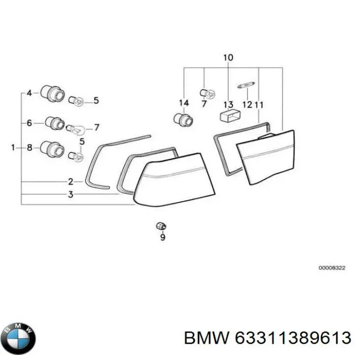  63311389613 BMW