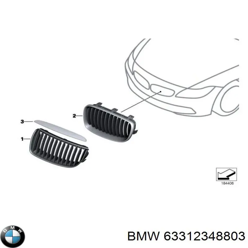 Купить 63312348803 BMW Плафон подсветки багажного отсека