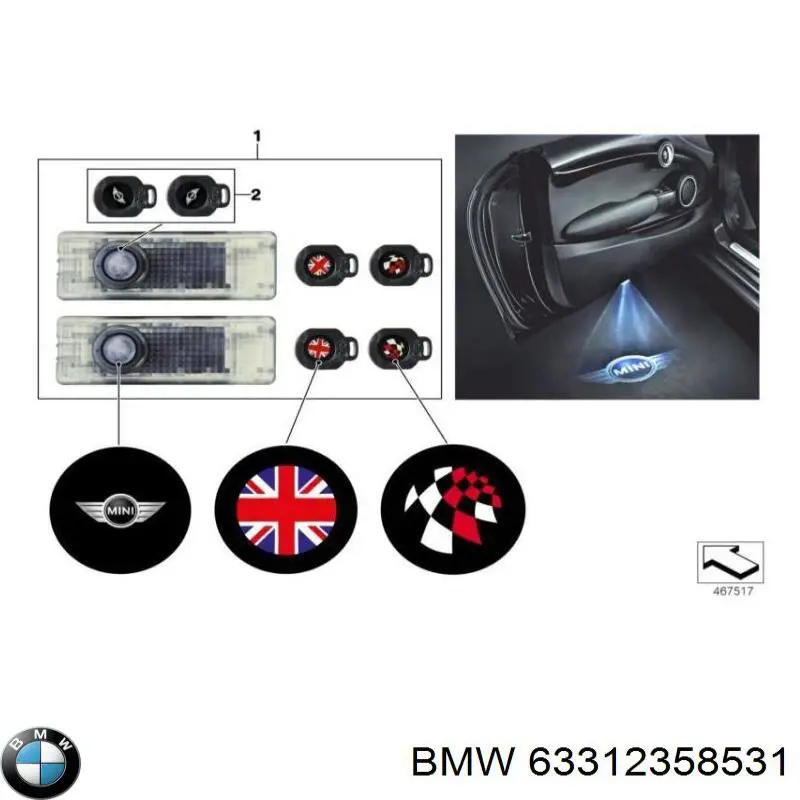  BMW 63312414106 цена, от 136.87 USD
