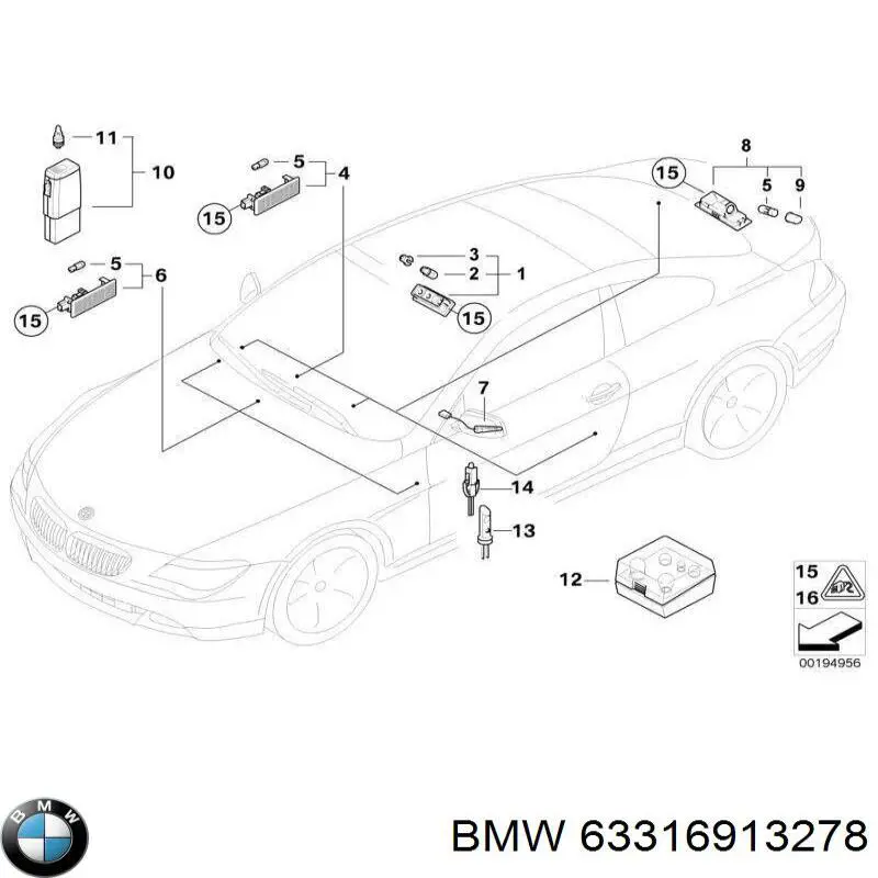 63316913278 BMW 