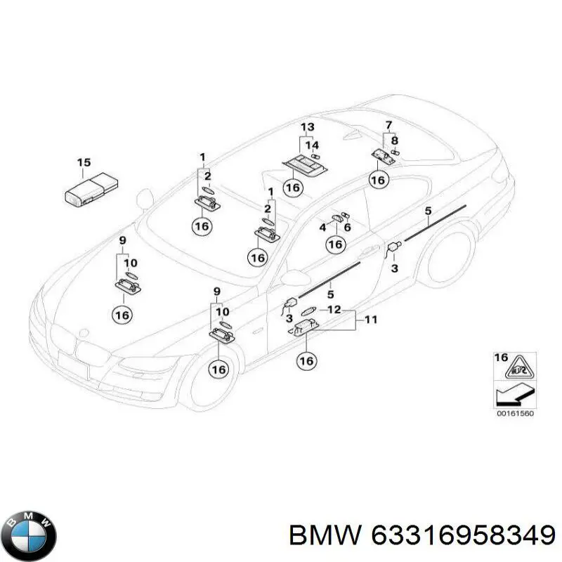 63316958349 BMW 