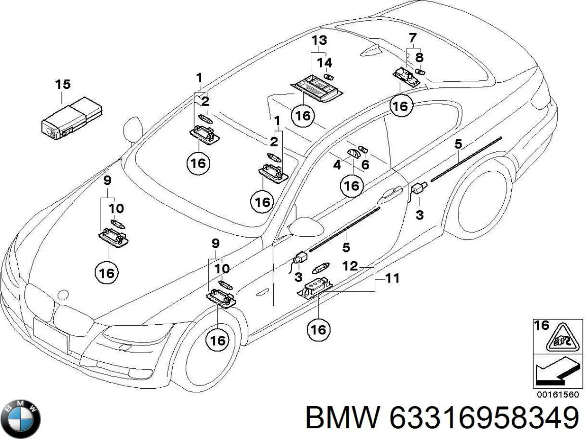  BMW 63316958349 цена, от 20.12 USD