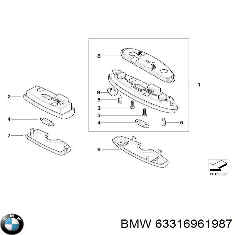 63316961987 BMW 