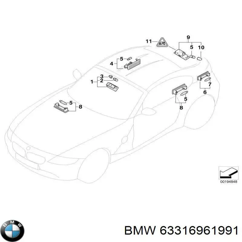 63316961991 BMW 