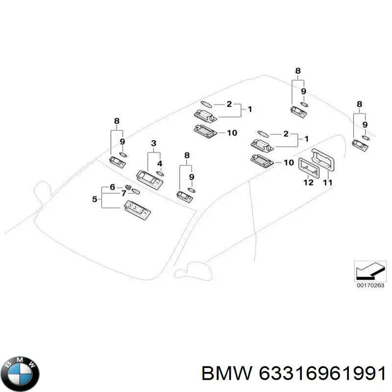  BMW 63316961991 цена, от 5.92 USD