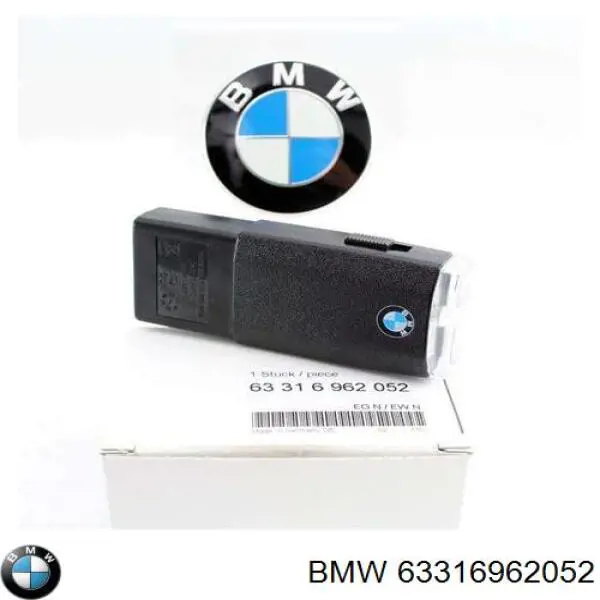 63318360066 BMW quebra-luz traseiro de iluminação de salão (de cabina)