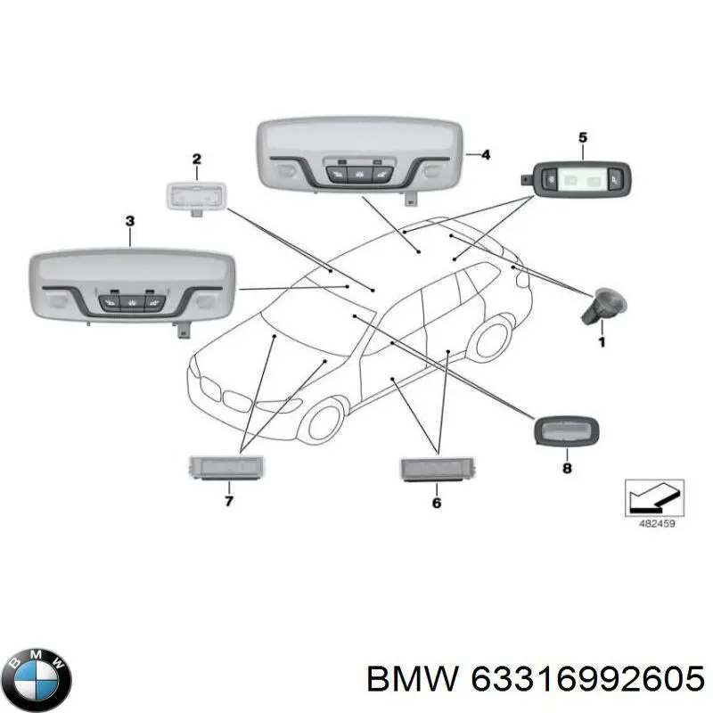 63319891434 BMW 