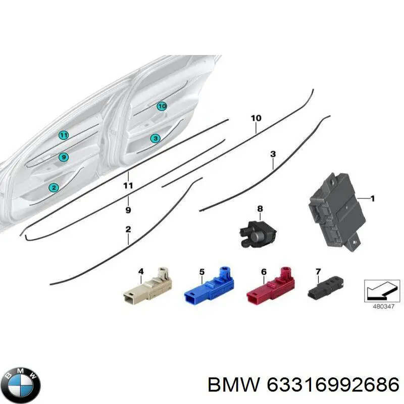  63316992686 BMW