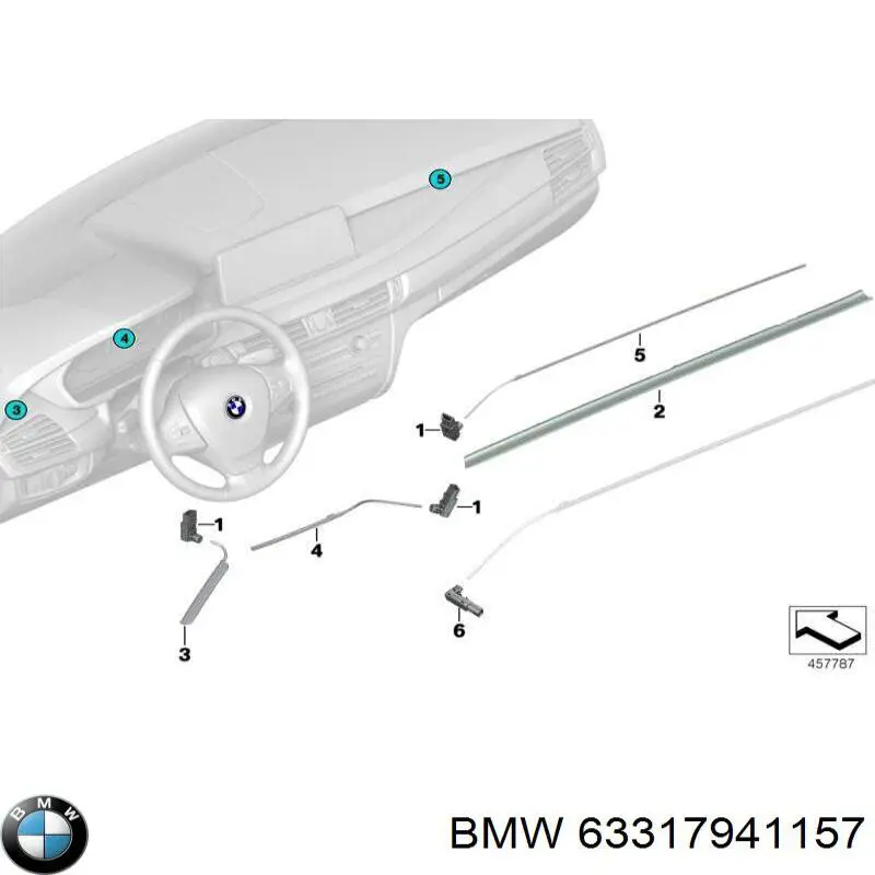  BMW 63317941157 цена, от 21.54 USD