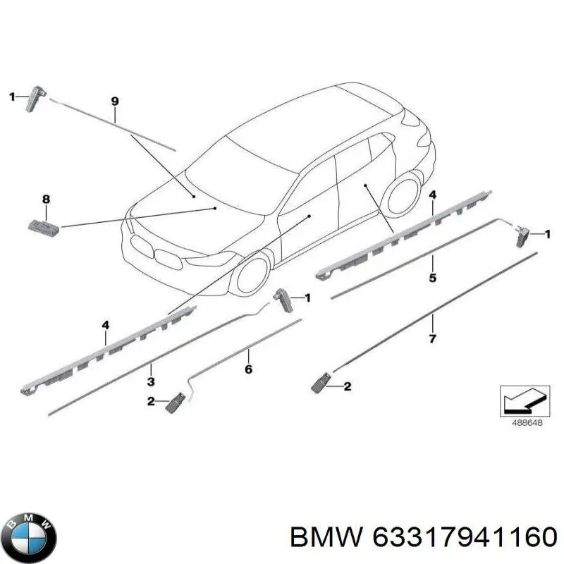  BMW 63317941160 цена, от 5.07 USD