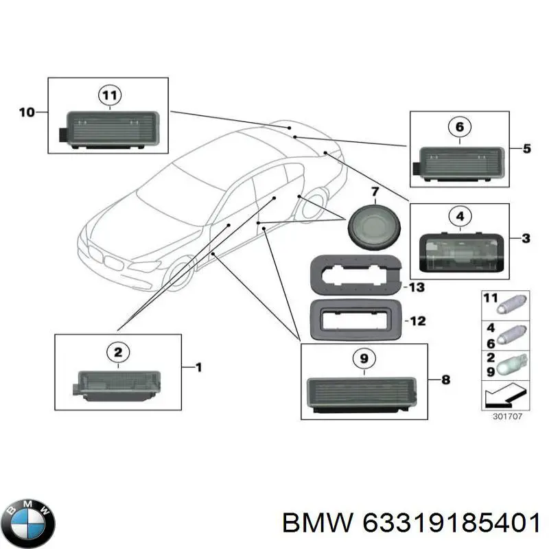63319185401 BMW 