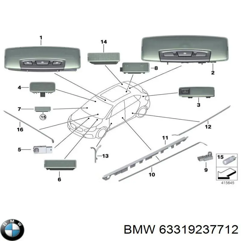  BMW 63319237712 цена, от 25.40 USD