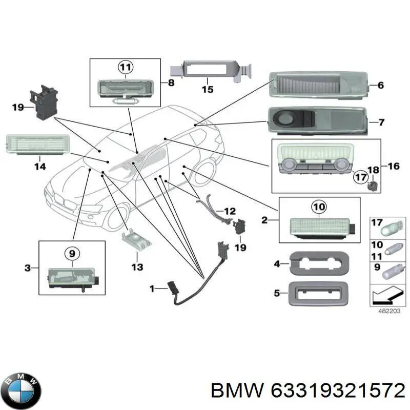 BMW 63319321572 цена, от 60.81 USD