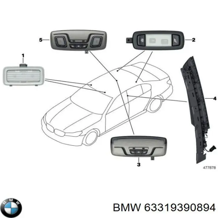 63319390894 BMW 