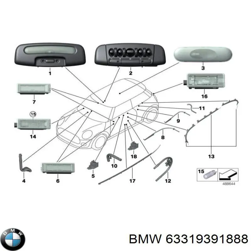 63319391888 BMW 