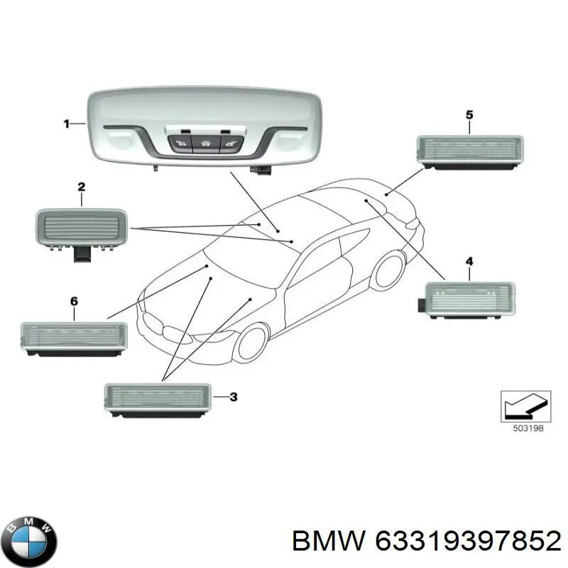 Купить 63319397852 BMW 
