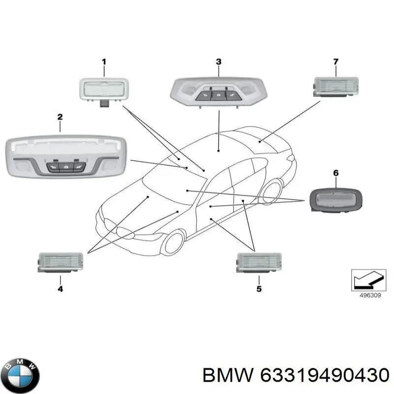 63319490430 BMW 