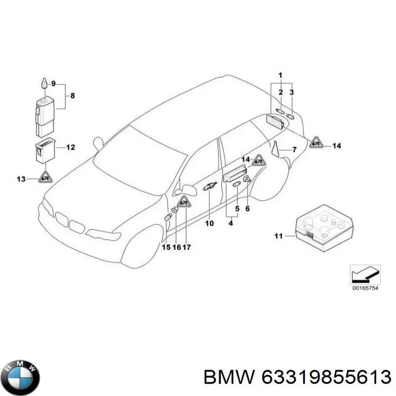  63319855613 BMW