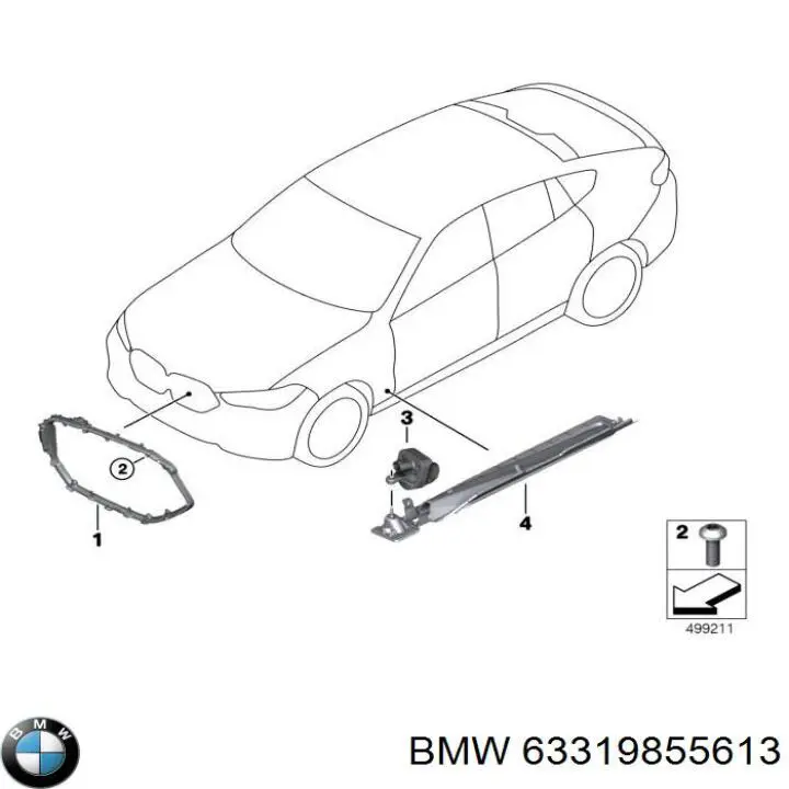 Купить 63319472769 BMW 