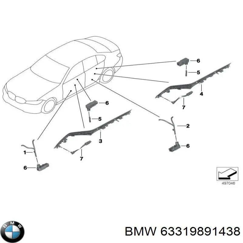 63319891438 BMW 